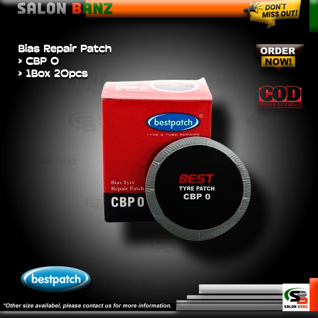 Bestpatch CBP 0 Karet Tambal Ban Tip top / Bestpatch Karet Tambal Ban Luar