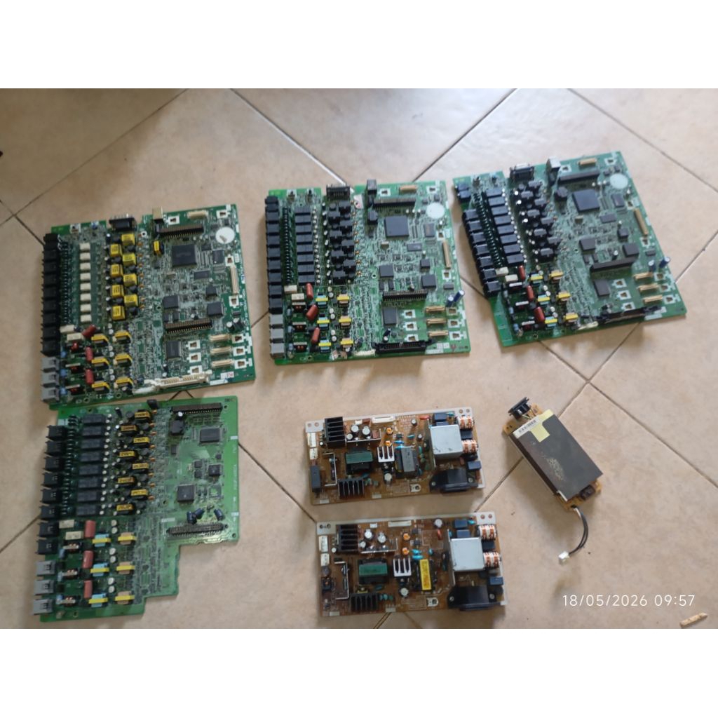 MAINBOARD PABX BEKAS KX-TE824/TA824 kondisi di geprek. sesuai foto