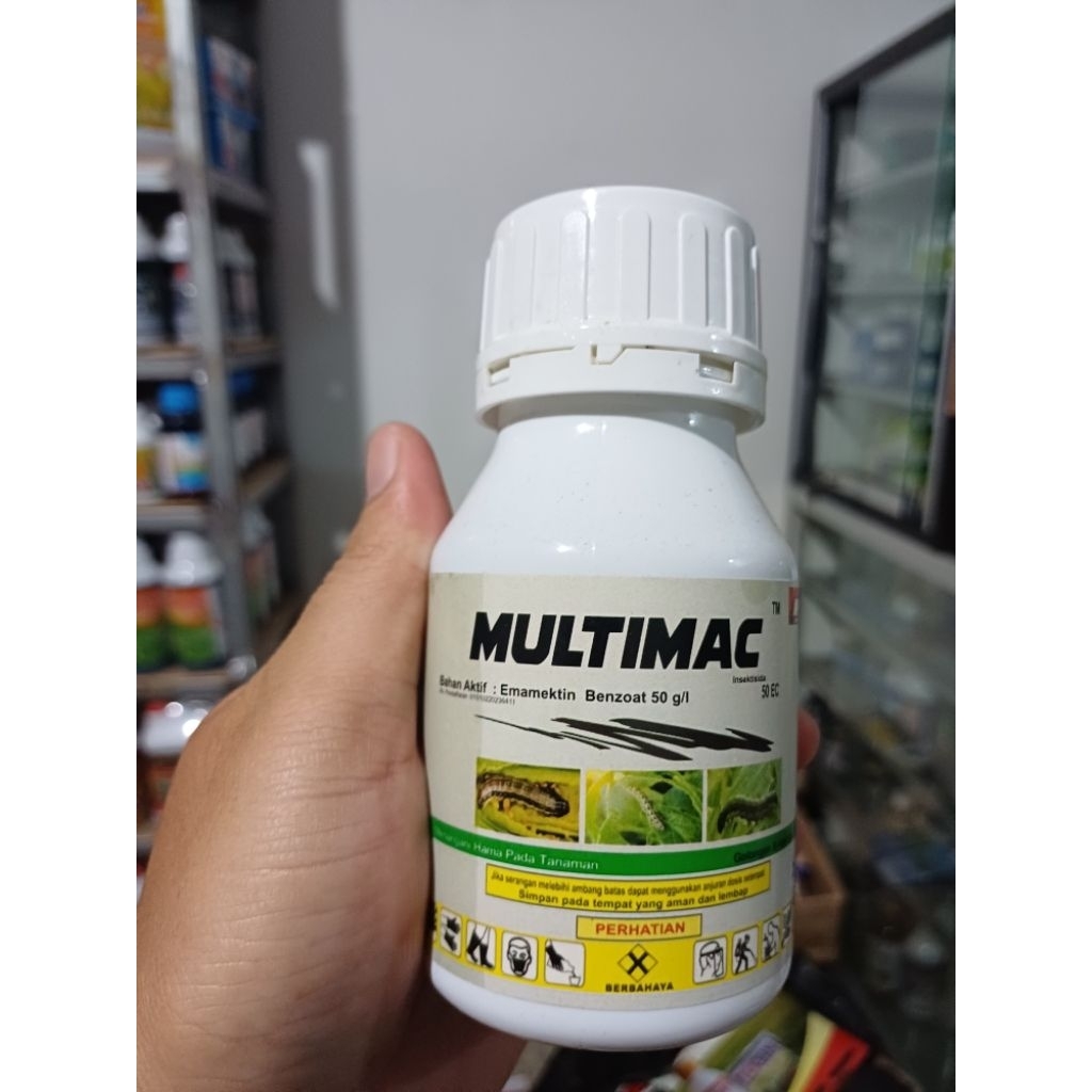 Multimac 50 EC 250ml - Insektisida Ampuh Basmi Segala Jenis Ulat Perusak Tanaman