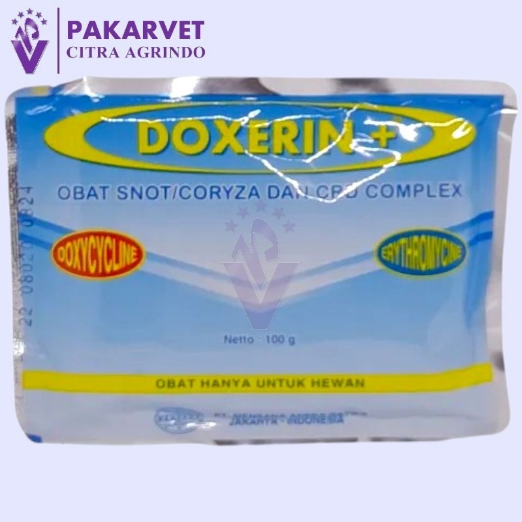 DOXERIN PLUS 100 gram Mensana ampuh menangani snot crd komplek pada ayam