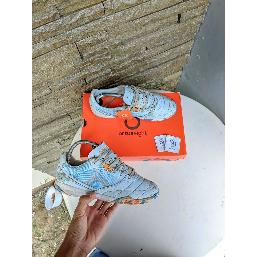 SIZE 38 | Ortuseight Jogosala Crusher V2 IN White/Cloud Blue Camo/Orange | 2nd/second
