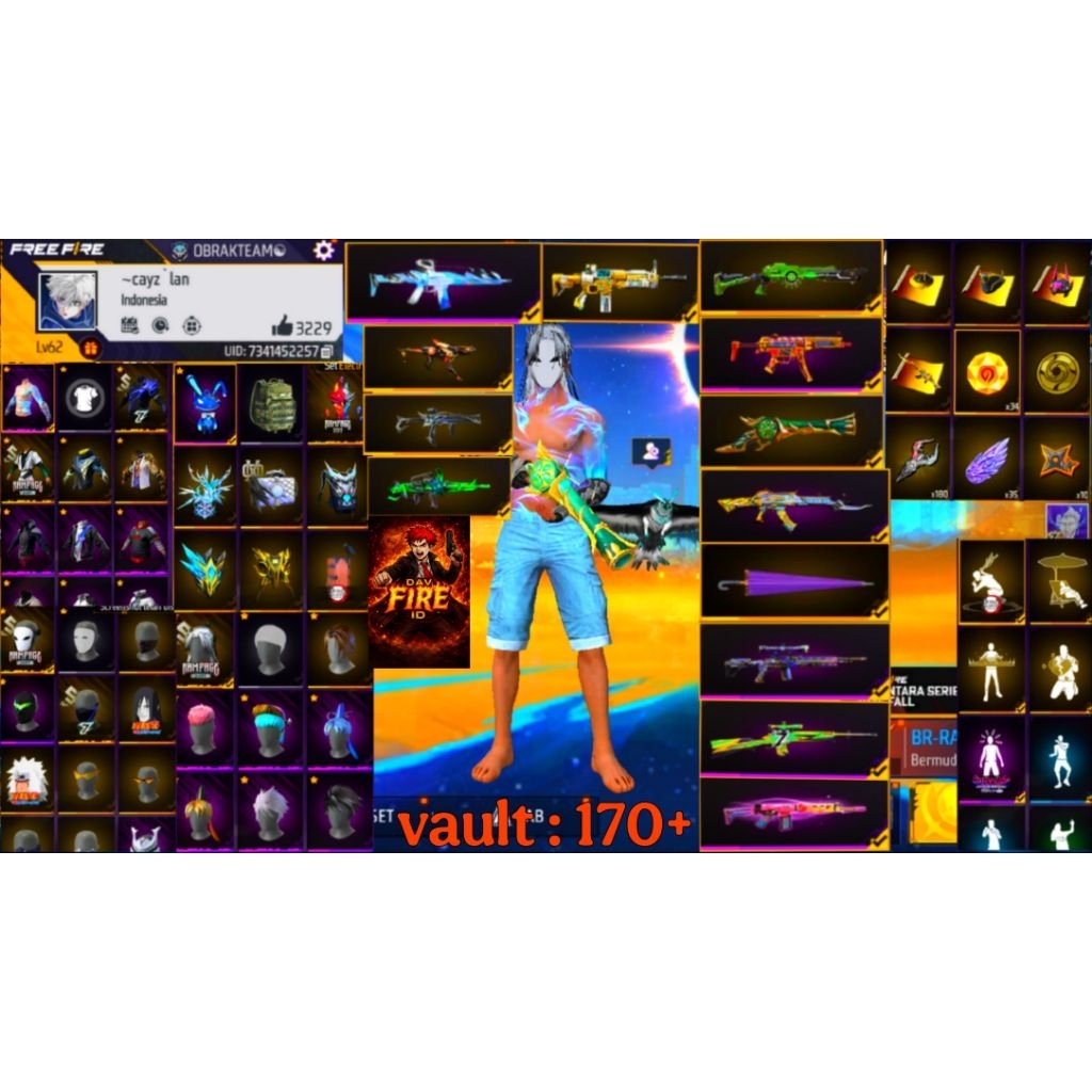 akun freefire sultan termurah