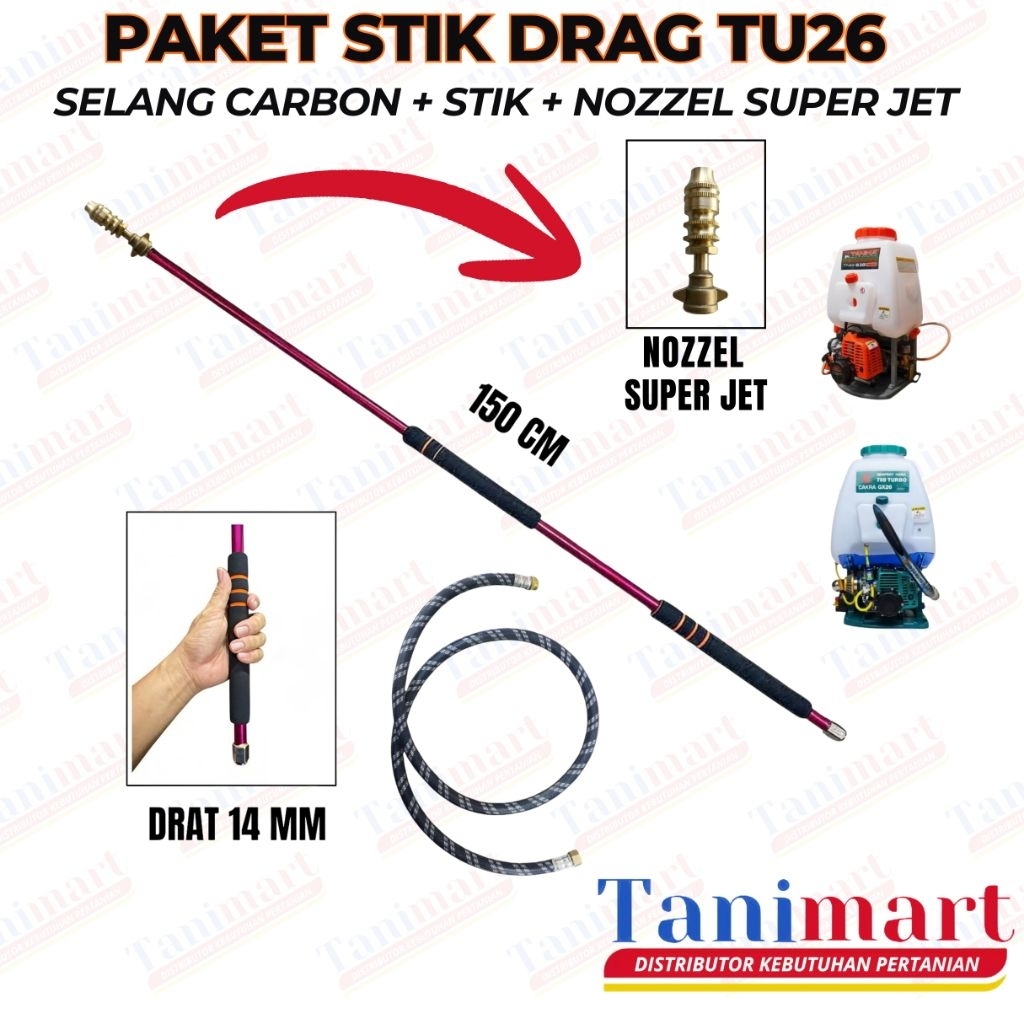 PAKET PREMIUM STIK DRAG THAILAND / STIK PAKET RACING THAILAND/ STIK SPRAYER TU26 THAILAND