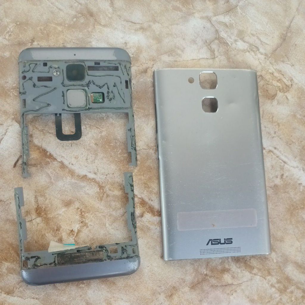 Casing belakang asus zenfone 3 max ori bonus fingerprint ori