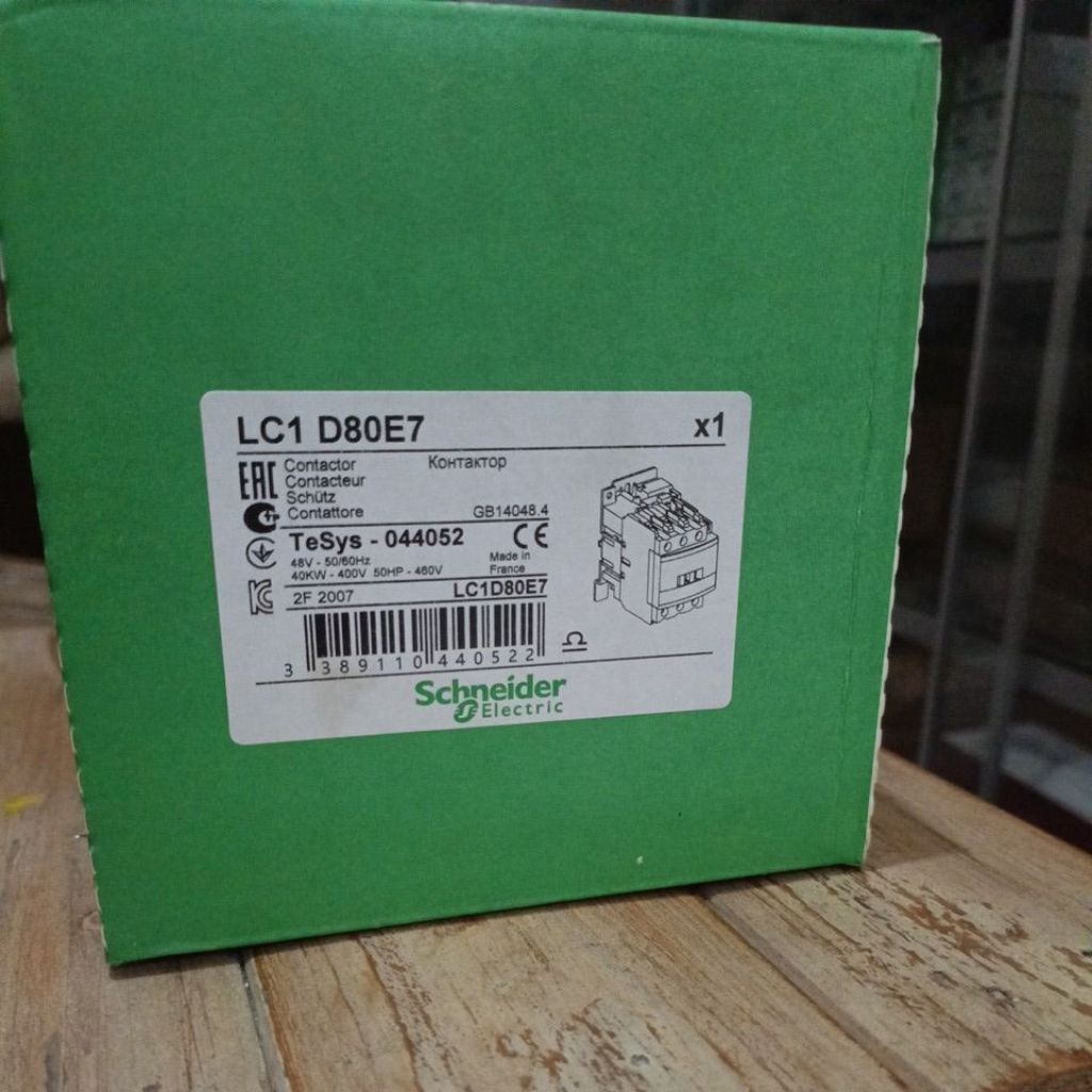 CONTACTOR SCHNEIDER LC1D80E7
