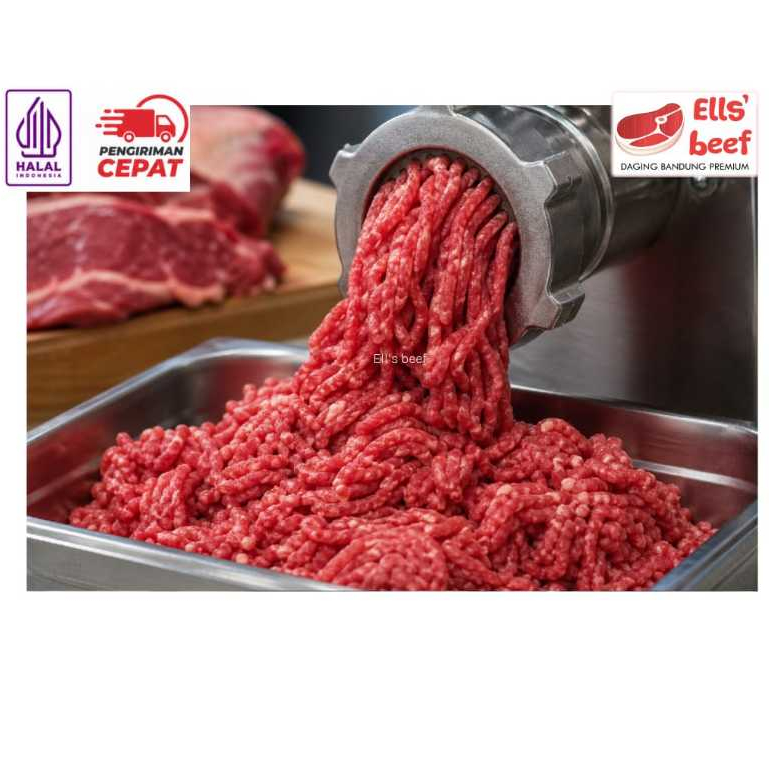 Daging Sapi Giling Premium Berdaging | Halal & Fresh Frozen 1 KG