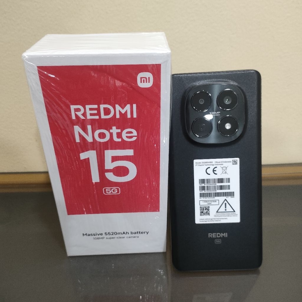 Handphone redmi note 15 5G Ram 6 128GB