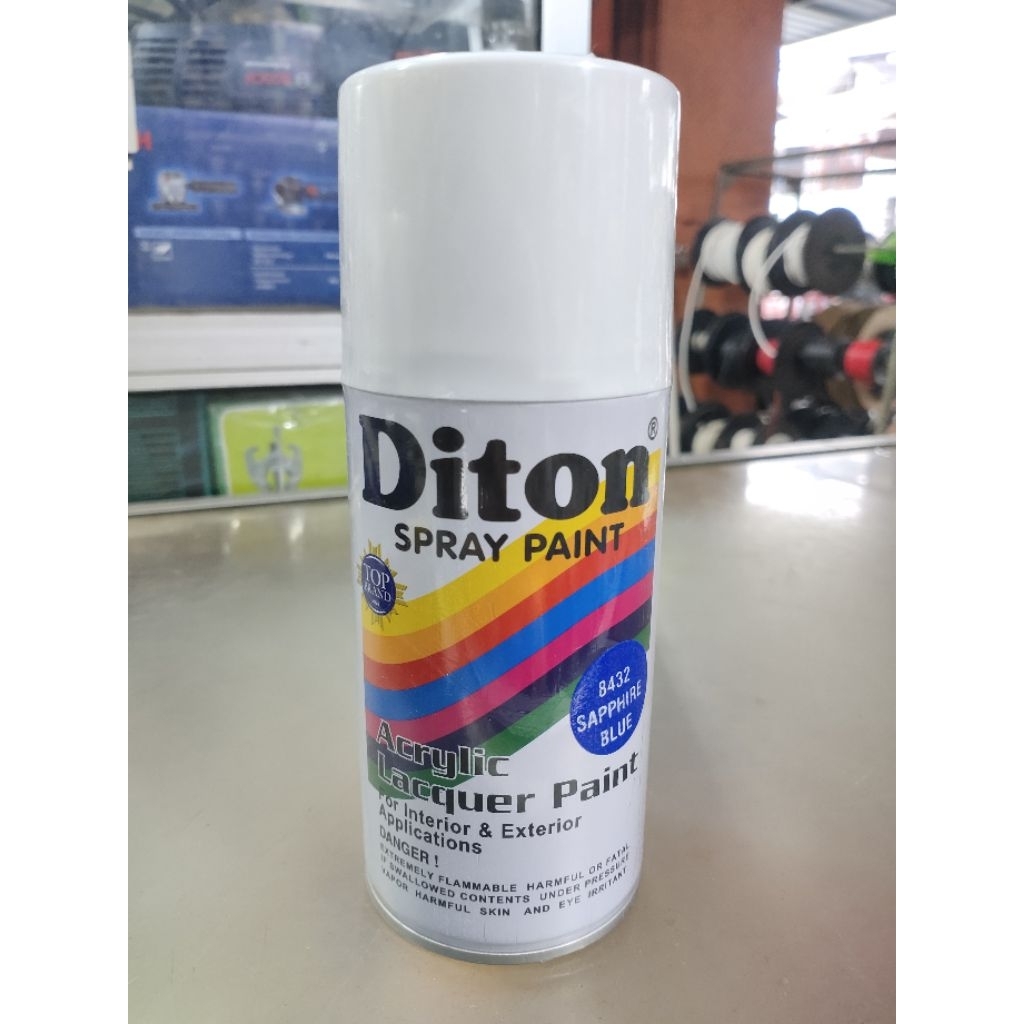 DITON SPRAY PAINT ( 8432 SAPPHIRE BLUE ) ACRYLIC LACQUER PAINT