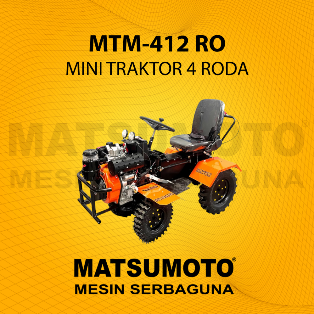 MATSUMOTO MINI TRAKTOR 4 RODA TYPE MTM-412 RO (GARANSI RESMI)
