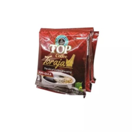 OLO49 Kopi Top Coffee Toraja 1 RENCENG 25gr × 12 Sachet / Kopi Bubuk+Gula