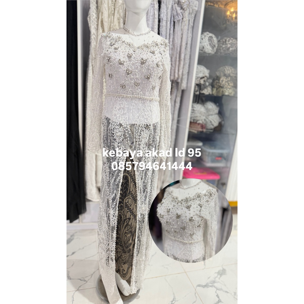 kebaya akad preloved