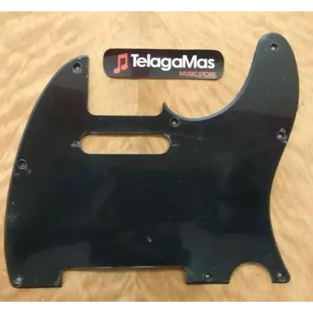 pickguard gitar fender telecaster model black
