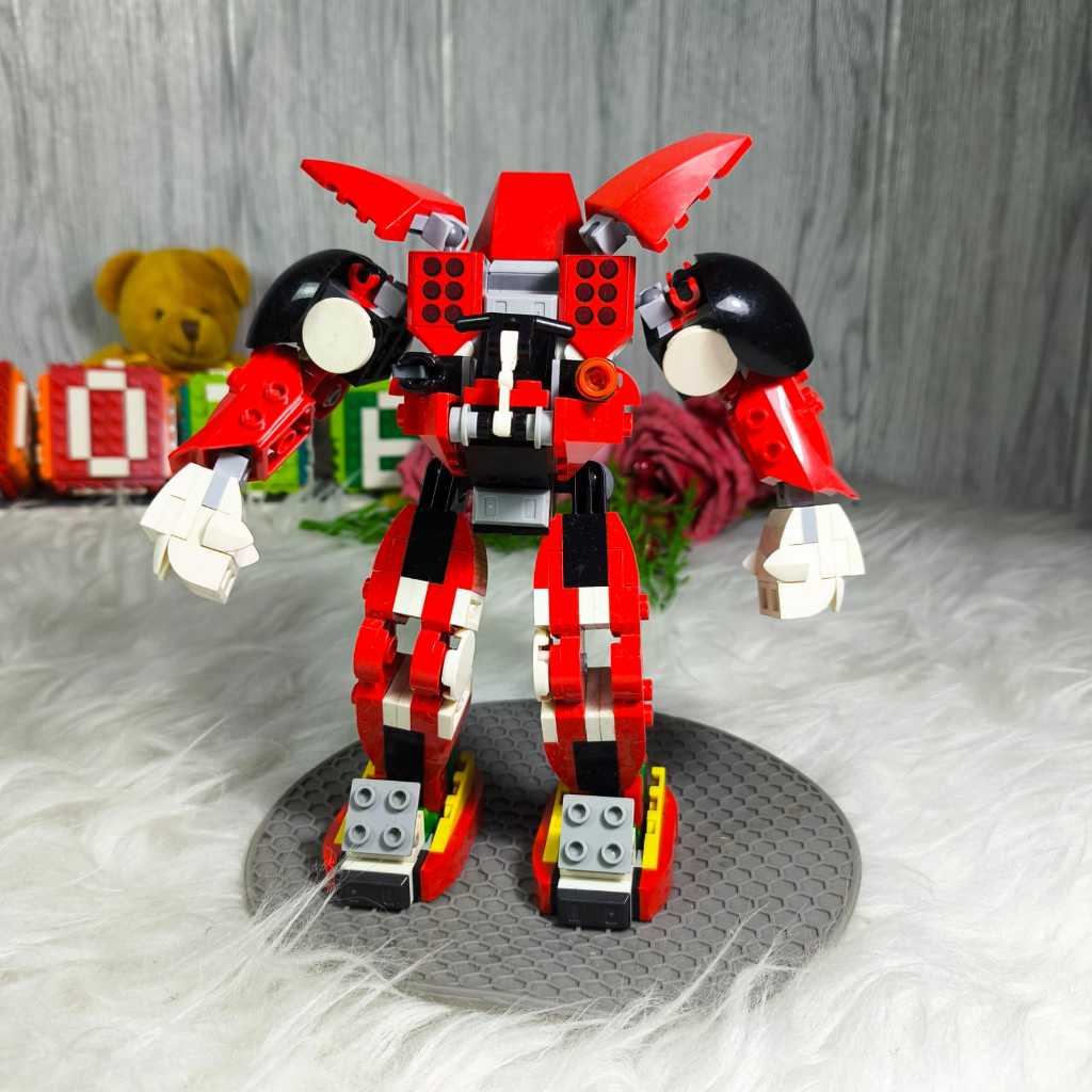 LEGO MOC SONIC Mech Mecha The Hedgehog Knuckles' Guardian Mech #76996. Ori Original Asli
