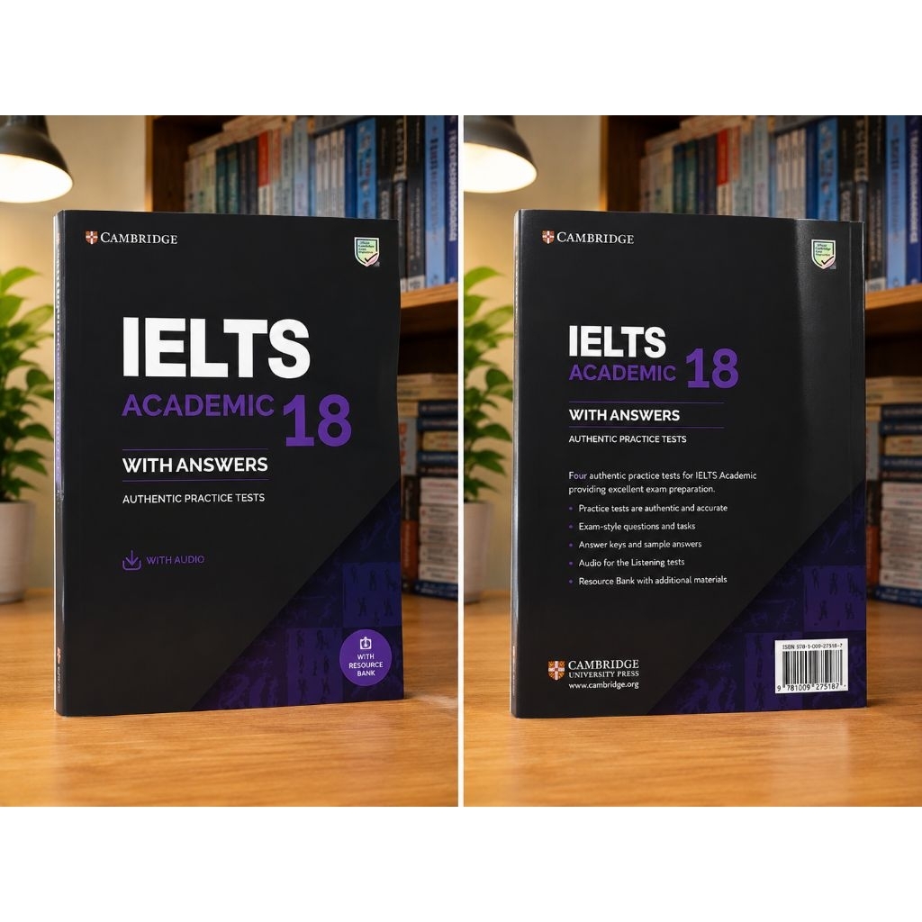Cambridge IELTS Academic 18 With Answers + Audio