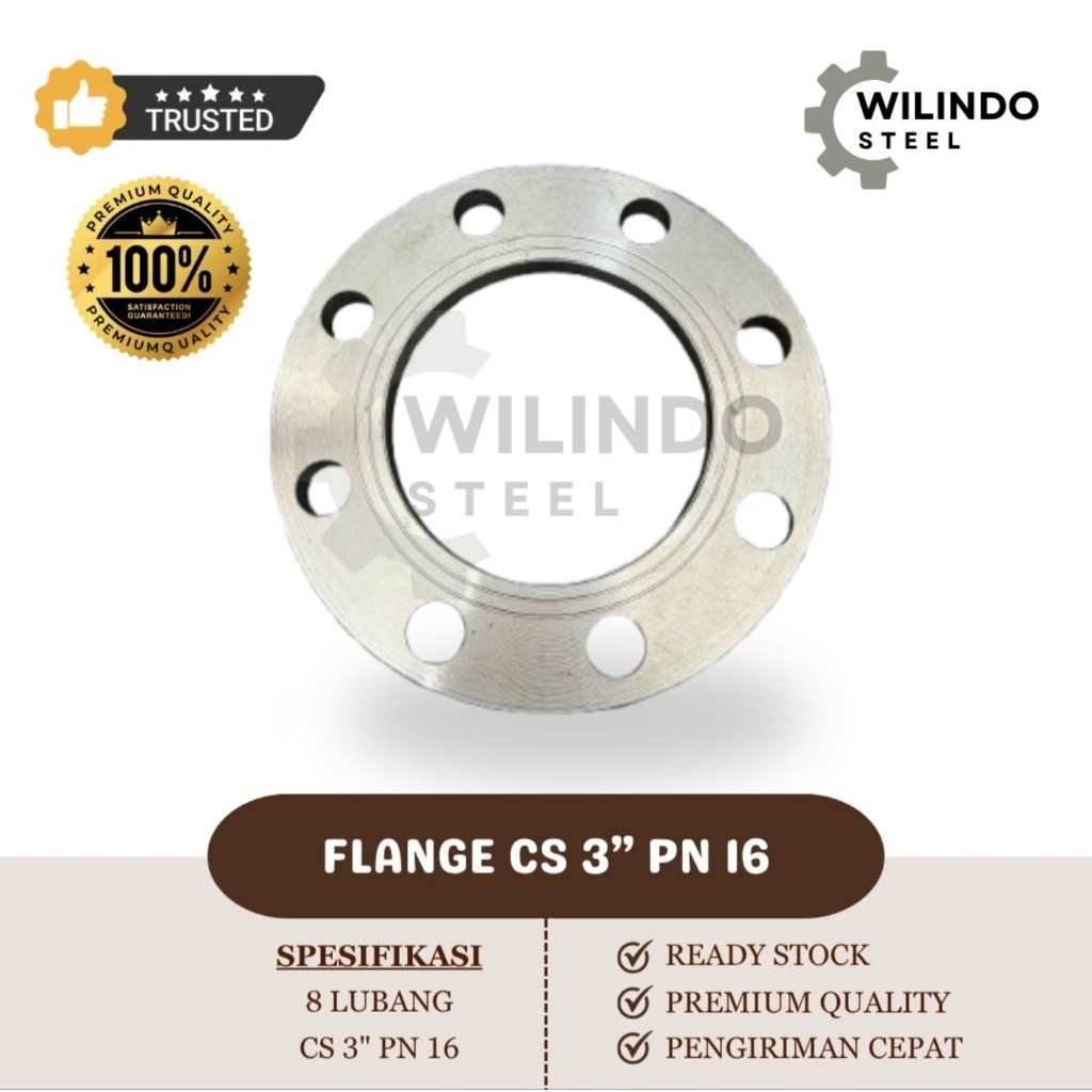 Flange 3" PN16 / Flange Besi 3 Inch PN16