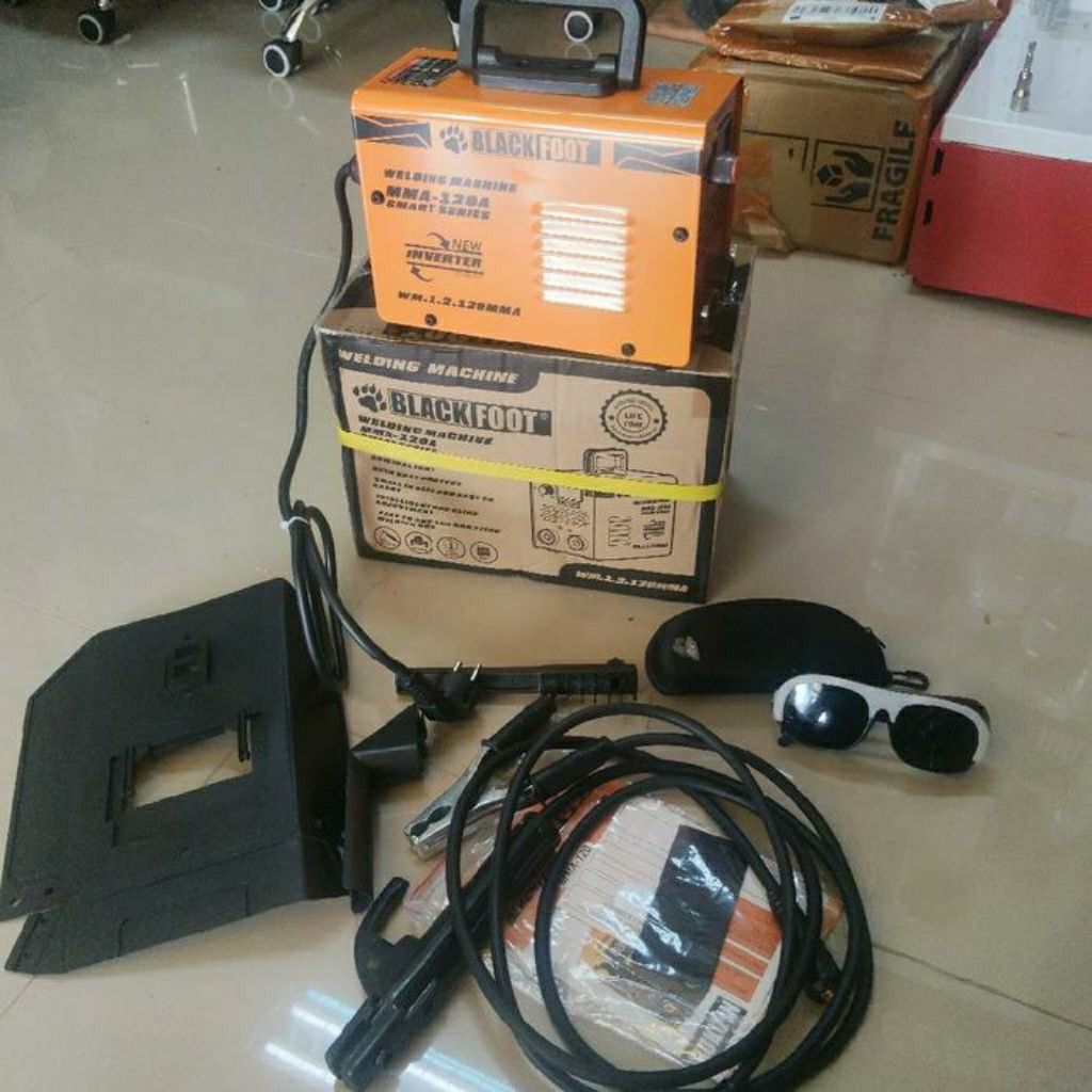 BLACKFOOT Mesin trafo las Smart Series MMA-120A mesin las Blackfoot