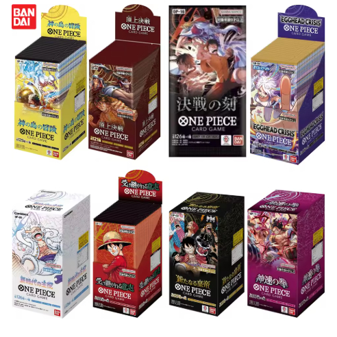 BANDAI One Piece Op01-op16 Series Card Game Romance Dawn Booster BOX JAPAN Anime TCG Collection Card