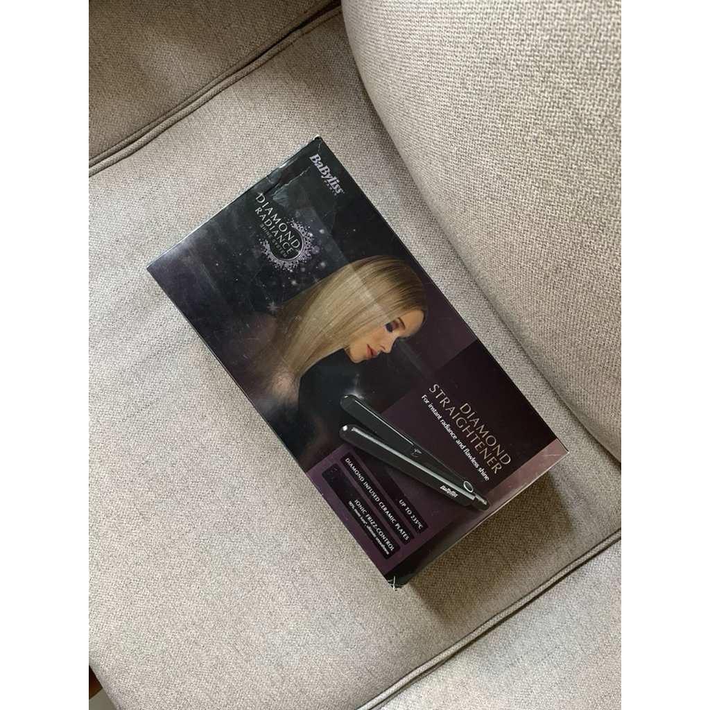 preloved babyliss diamond straightener 235 infused 2098DBU