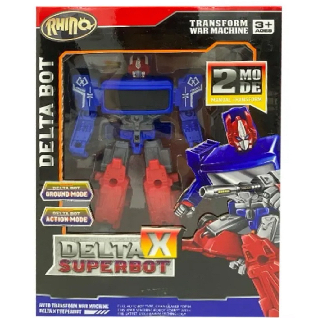 Rhino Delta Bot Mainan Robot Anak Assorted
