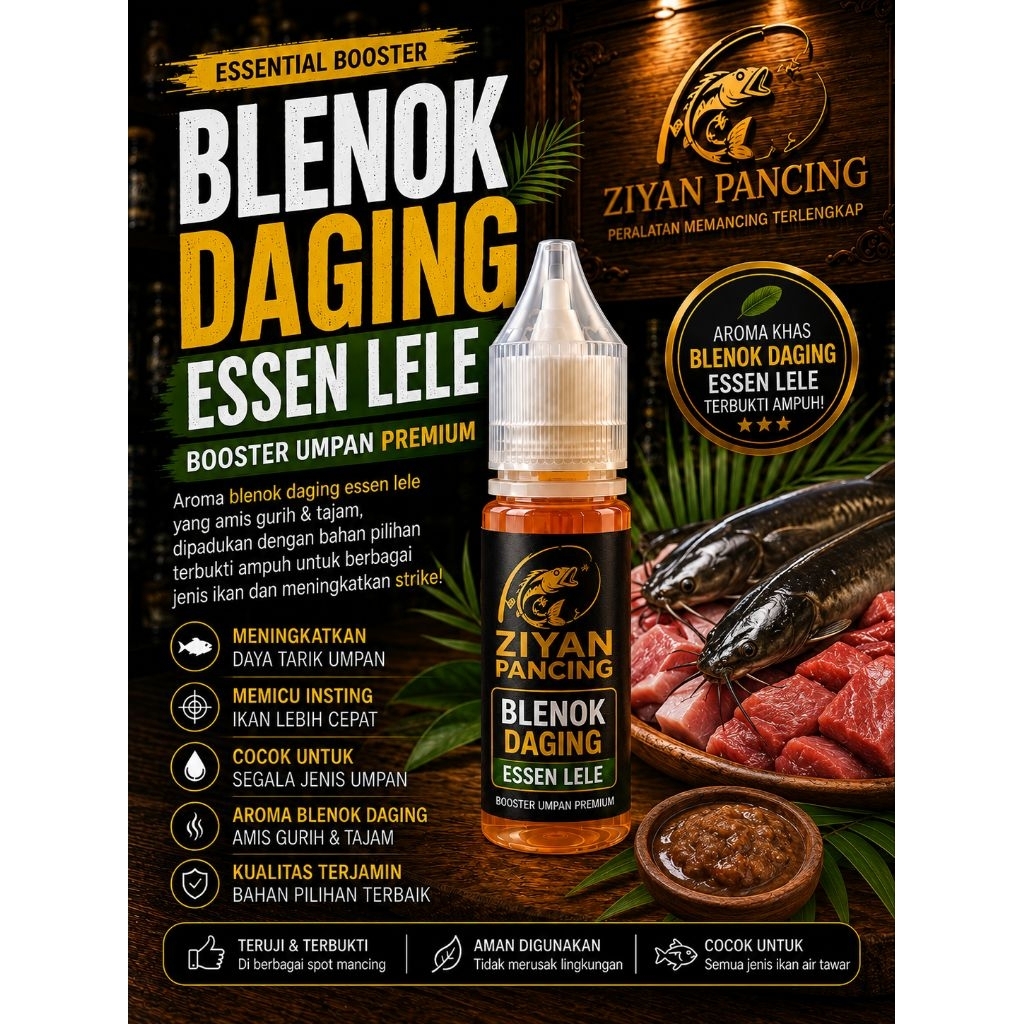 ESSEN ZIYAN PANCING OPLOSAN BELENOK DAGING KEMASAN 15ML SI GACOR