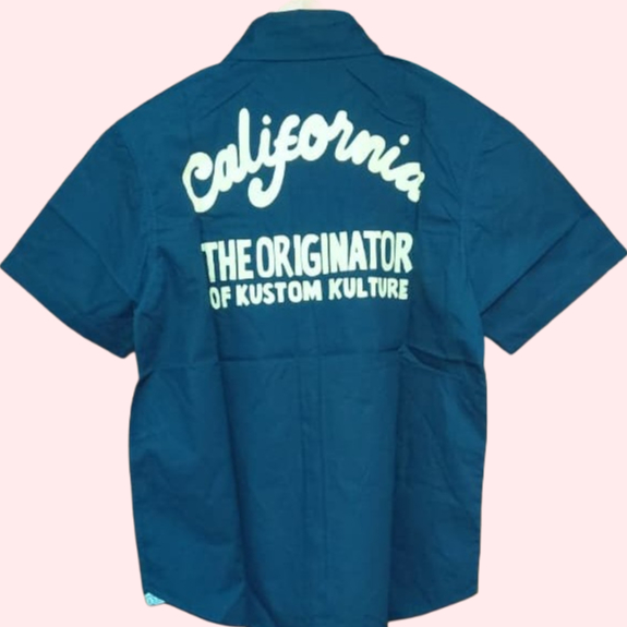 Kemeja Von Dutch Original 0803 Navy