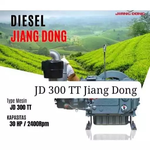 MESIN DIESEL JIANGDONG JD 300TT TANPA STARTER MESIN DIESEL JIANGDONG | Mesin Penggerak Diesel 30 HP 