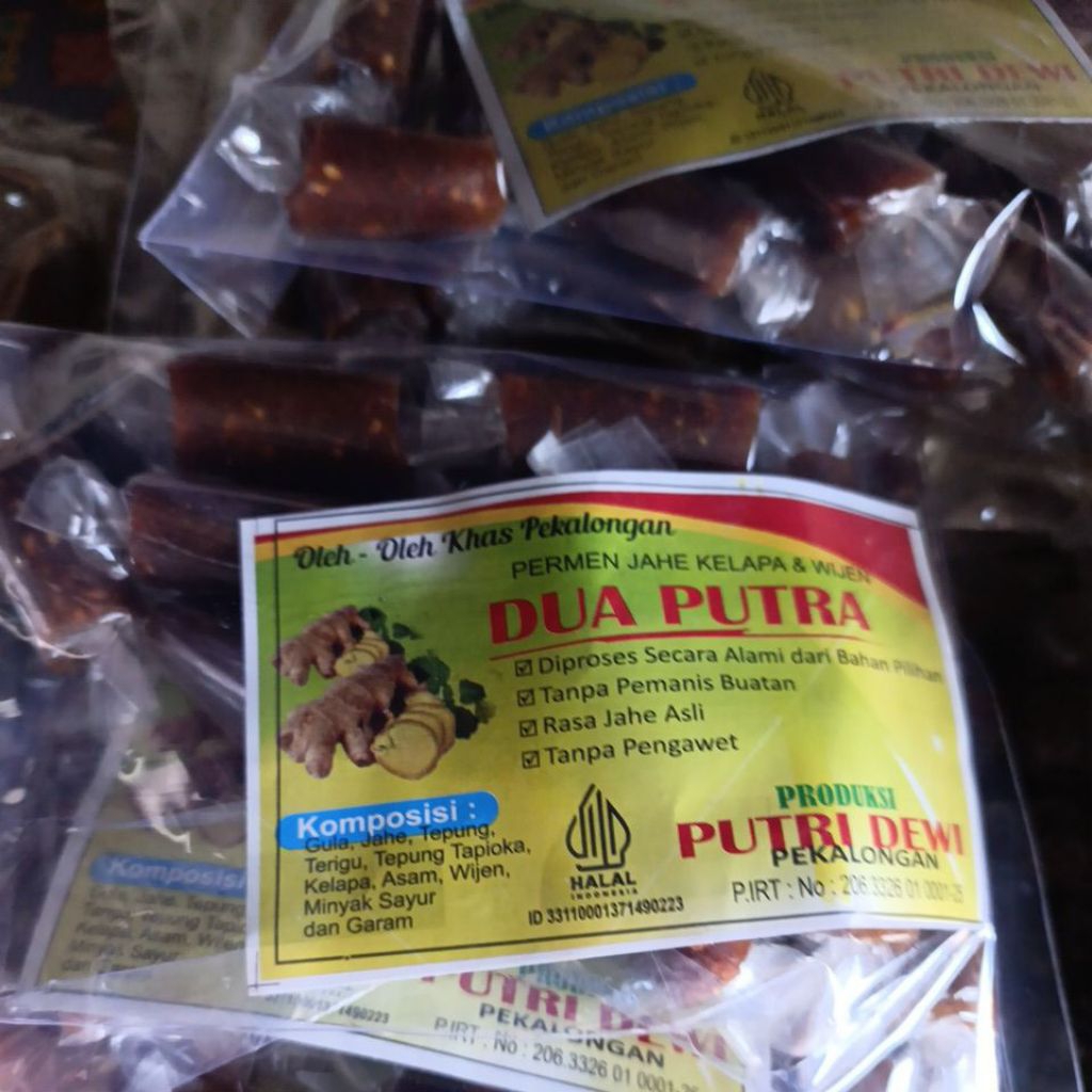 Permen Jahe asli - Permen jadul - oleholeh Khas Pekalongan