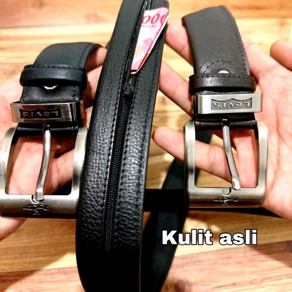 IKAT PINGGANG PRIA KULIT ASLI SELAPIS ORIGINAL RESLETING SABUK PRIA KULIT ASLI ORIGINAL