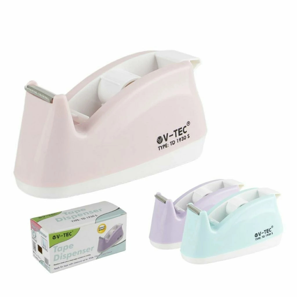 V-TEC Tape Dispenser TD-1930 Tempat Solatip Isolasi TD 1930 S Tempat Isolasi Kecil