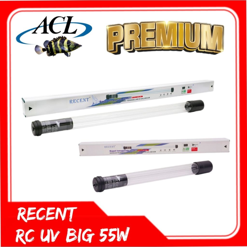 LAMPU UV KOLAM IKAN RECENT UV BIG 55 WATT- 75 WATT- 95 WATT- 115 WATT
