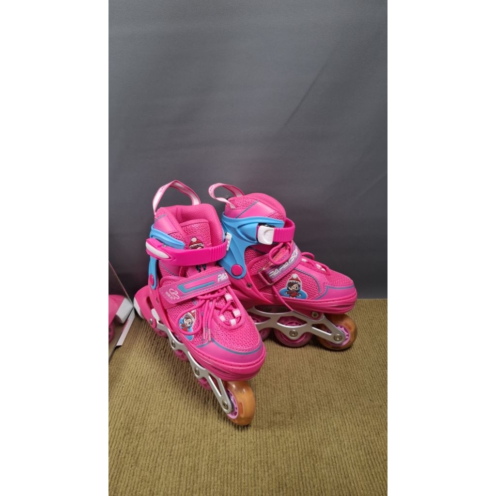 Preloved sepatu roda anak + pelindung lutut, sikut, tangan