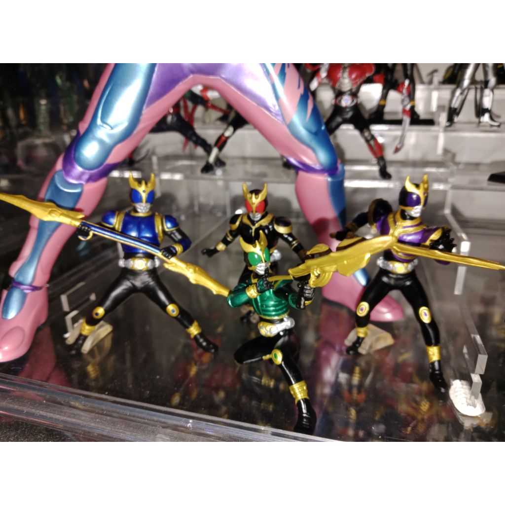 hg set kamen rider kuuga rising tinggi -+7/8cm ori bsndai