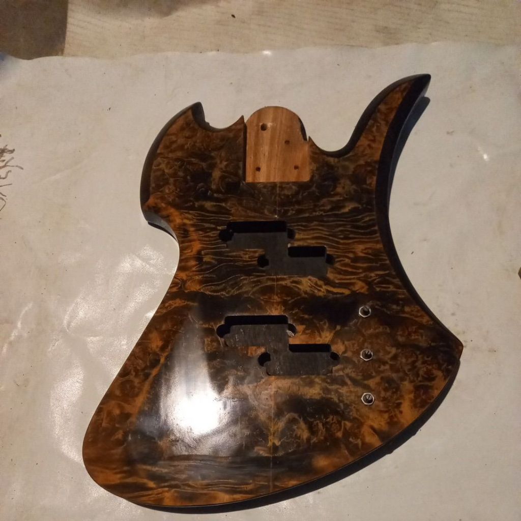 Bodi gitar bas bc rich 5 string original