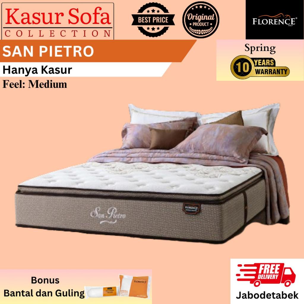 Florence San Pietro (Hanya Kasur)/Matrass/Mattress/Springbed Latex (Medium)
