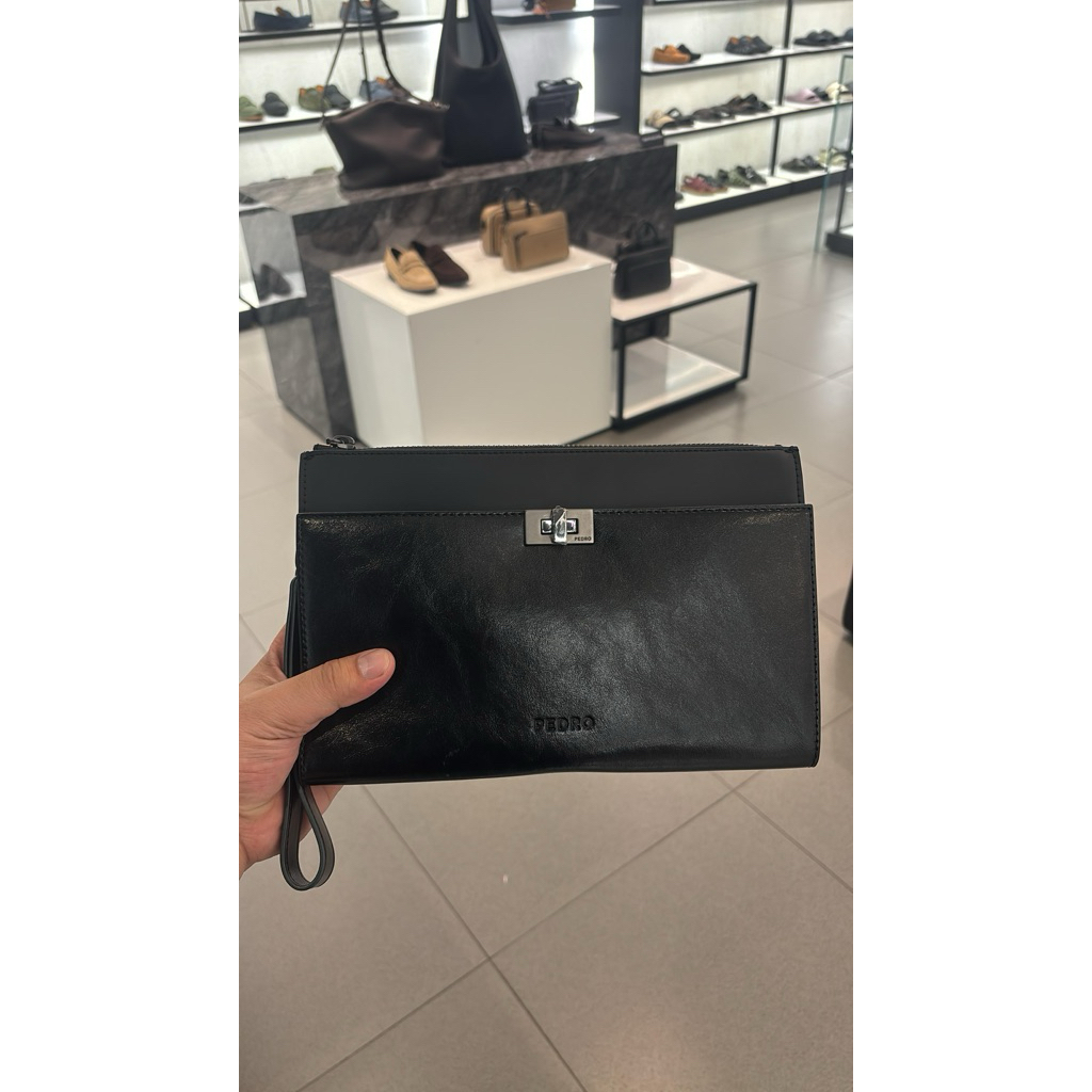 Tas pria Clutch Pedro original