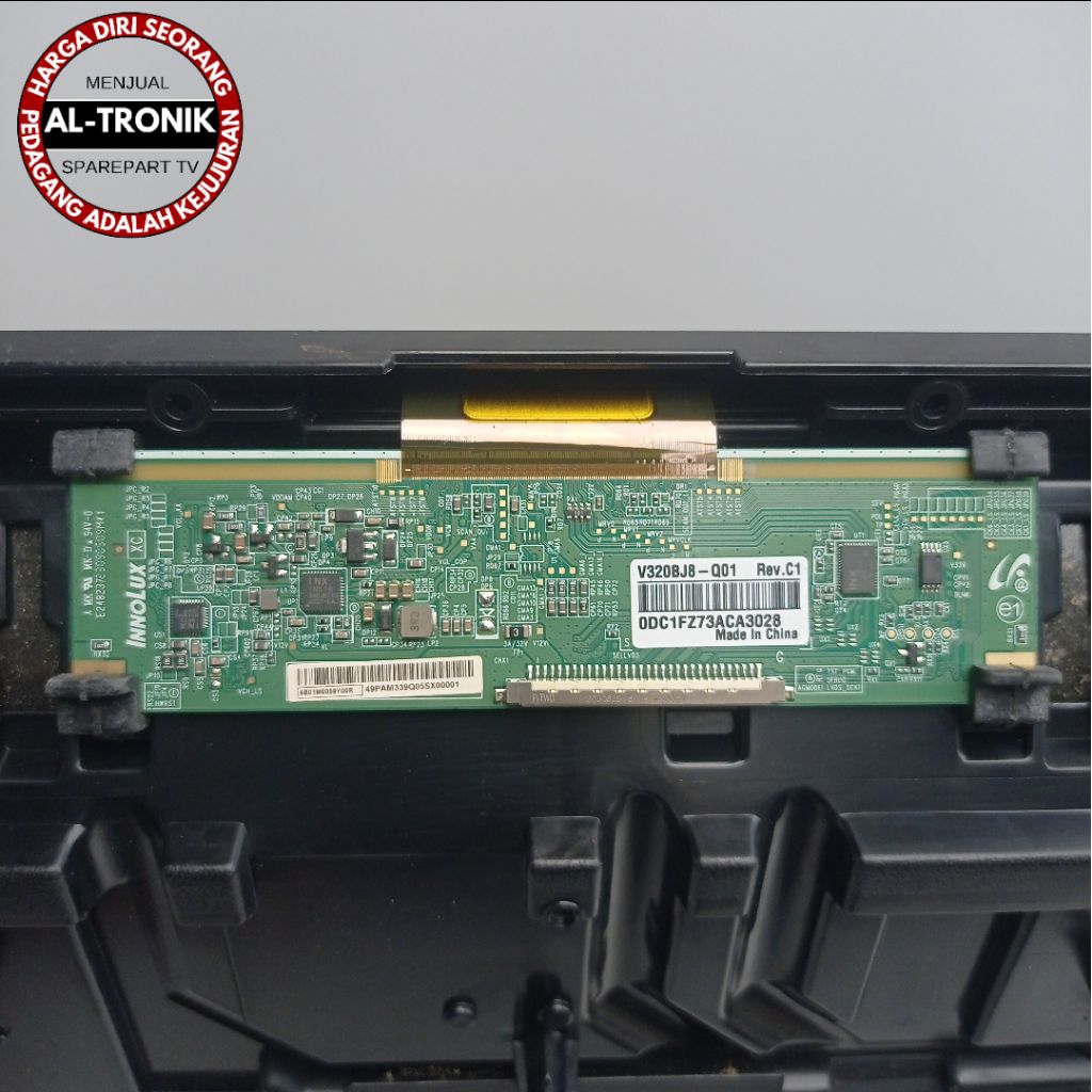 TICON COF TV LED POLYTRON 32 INCH MODEL PLD 32V1853 TIKON TCON PLD32V1853 V320BJ8-Q01