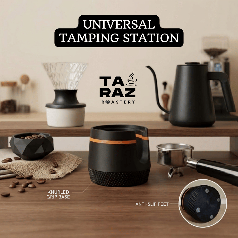 Universal Tamping Station / Portafilter Holder - Taraz Roastery