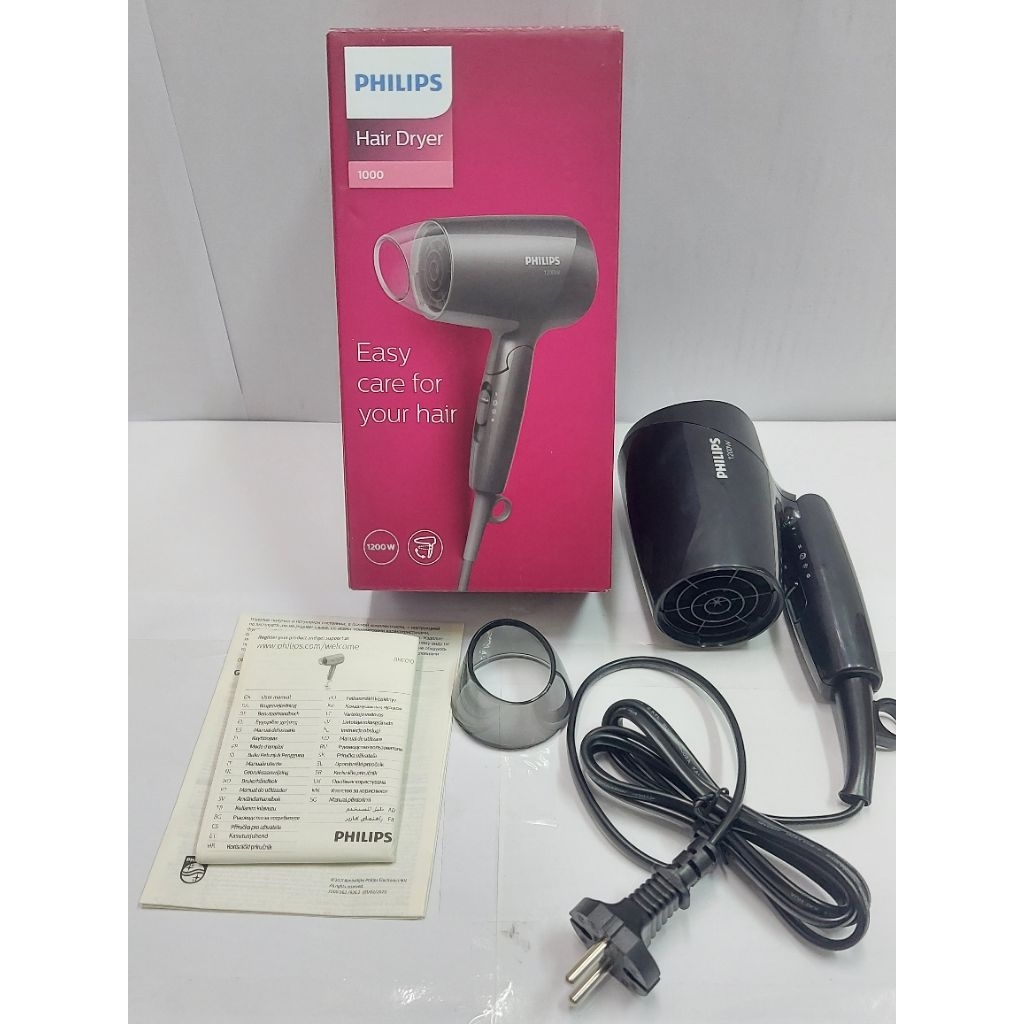 PHILIPS Hair Dryer Philips BHC-010 1200 Watt (Hitam)