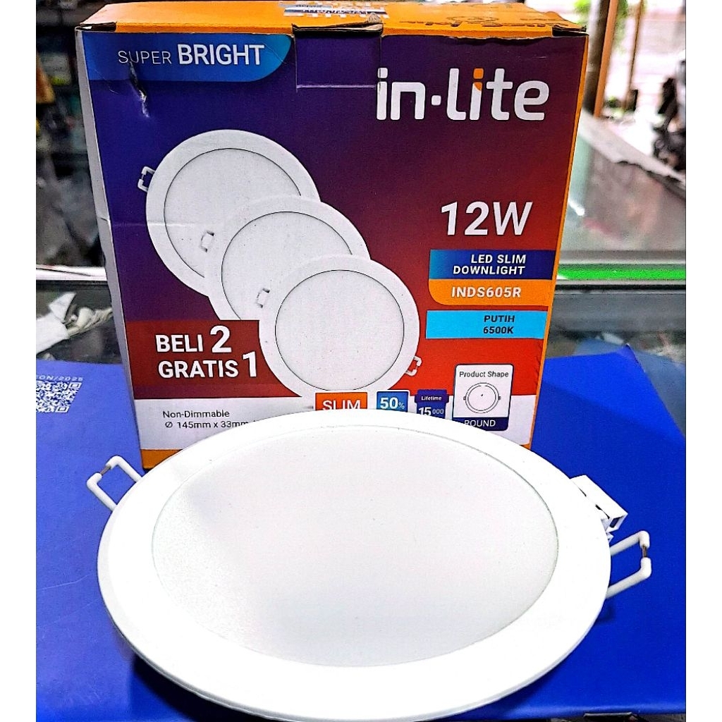 downlight tanam inlite 12w