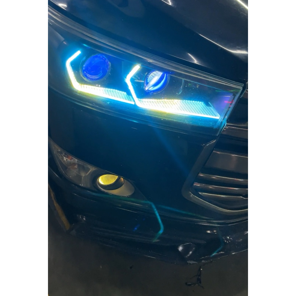 innova reborn custom headlamp biled headlamp rgb dmx