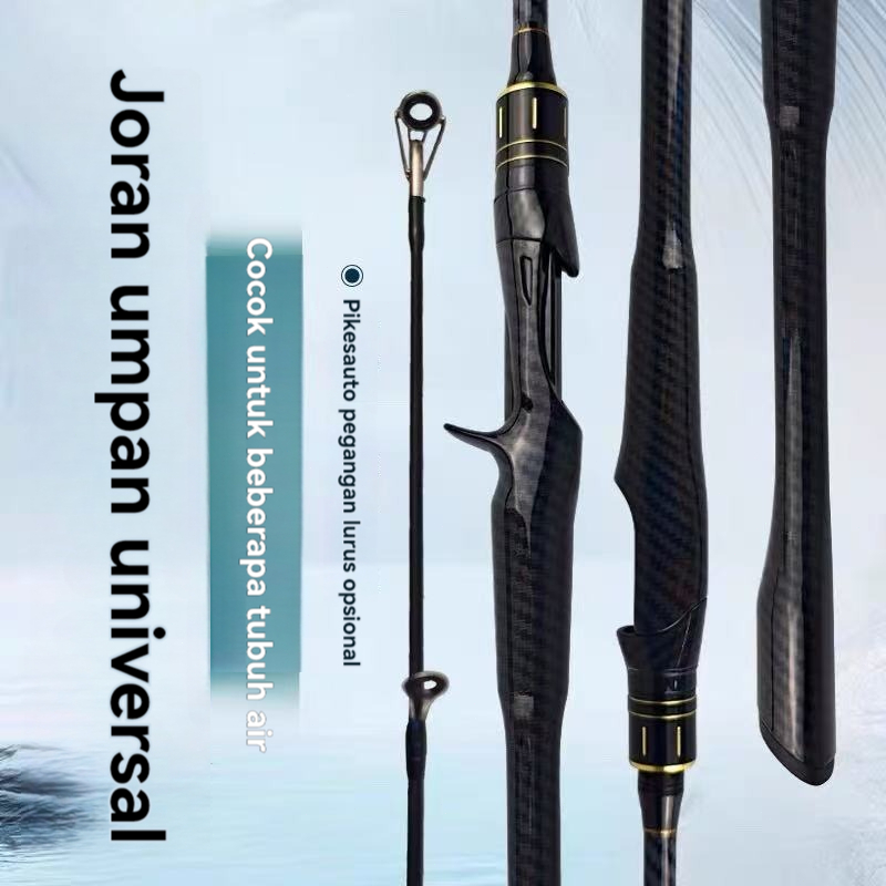 Joran UL carbon 1.8M/joran 210cm lentur 2-6Lbs carbon padat/Joran ultralight UL Ajiro sakura 2-6lb f