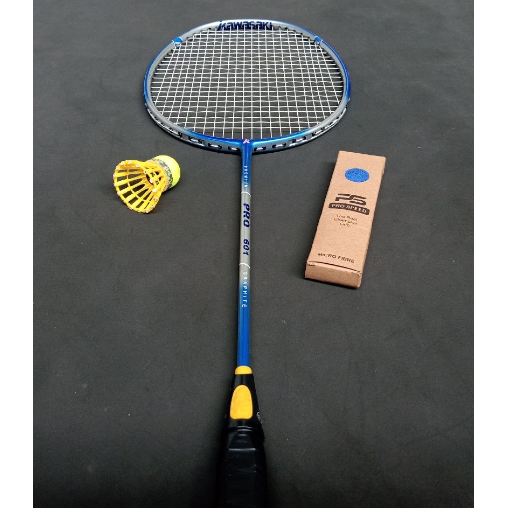 Raket badminton bekas second original kawasaki premium pro 601