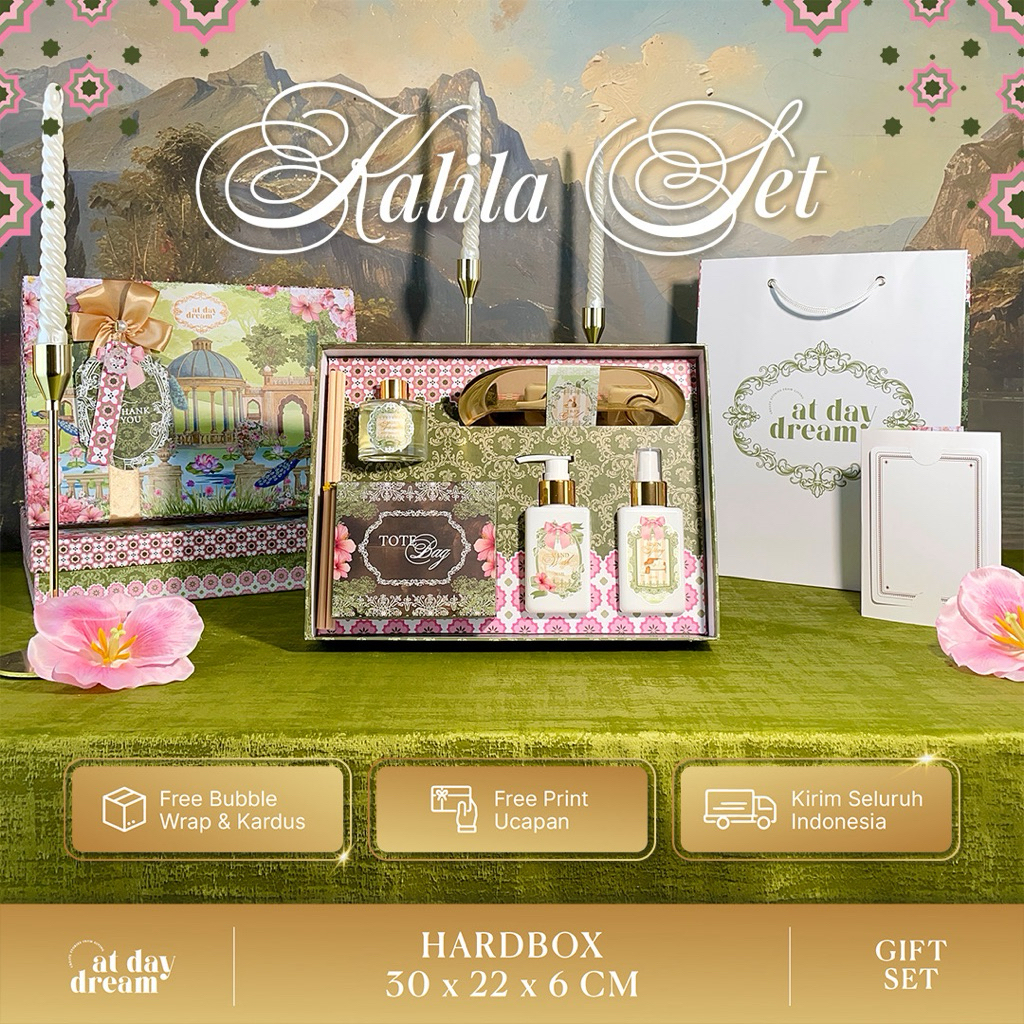 KALILA Gift Set Hardbox Souvenir & Gift Wedding Birthday Wisuda - at daydream