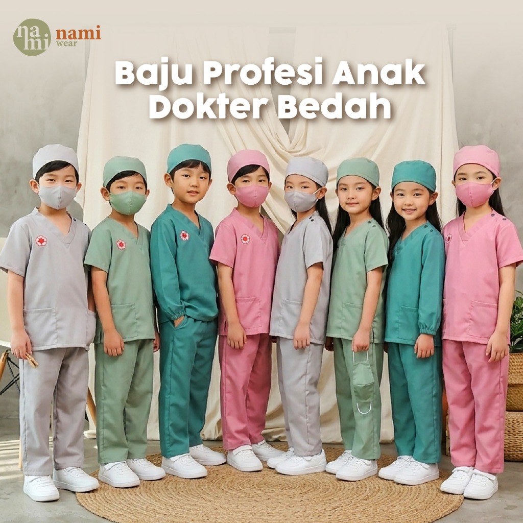NamiWear Baju Dokter Bedah Anak | Kostum Karnaval 17 Agustus