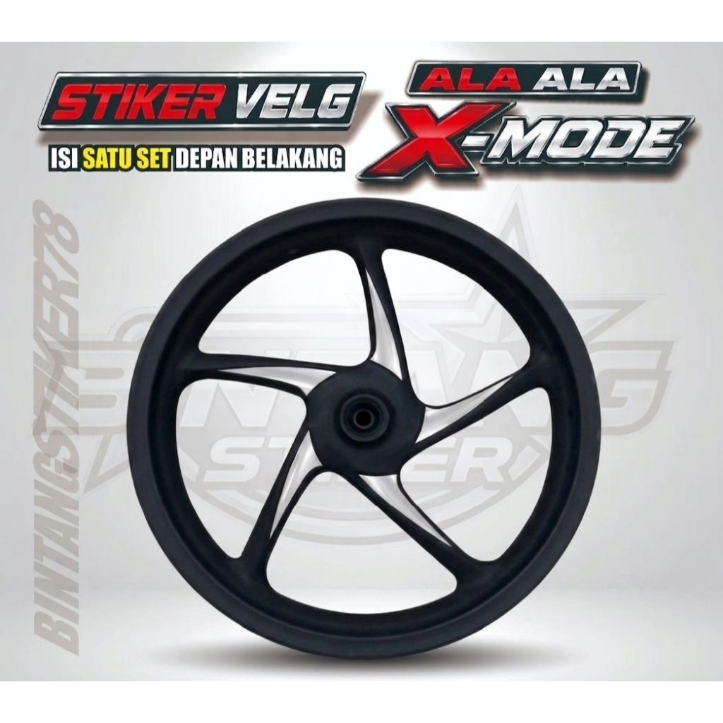STIKER VELG BEAT ALA ALA X MODE CUTTING STIKCKER VELG BEAT | VARIO OLD | SCOOPY OLD | SPACY KEKINIAN