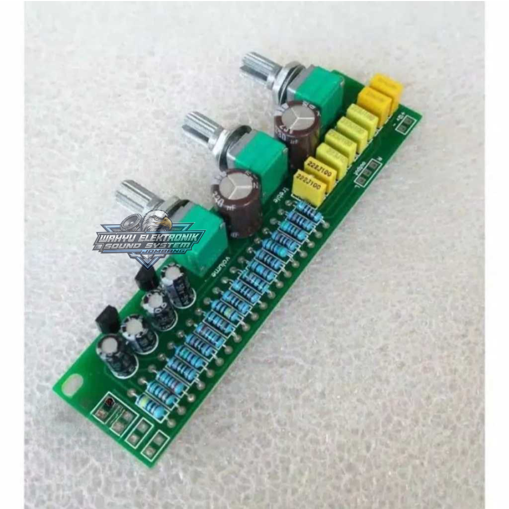 Kit Modul Stereo Tone control 2 Transistor (tanpa midel)