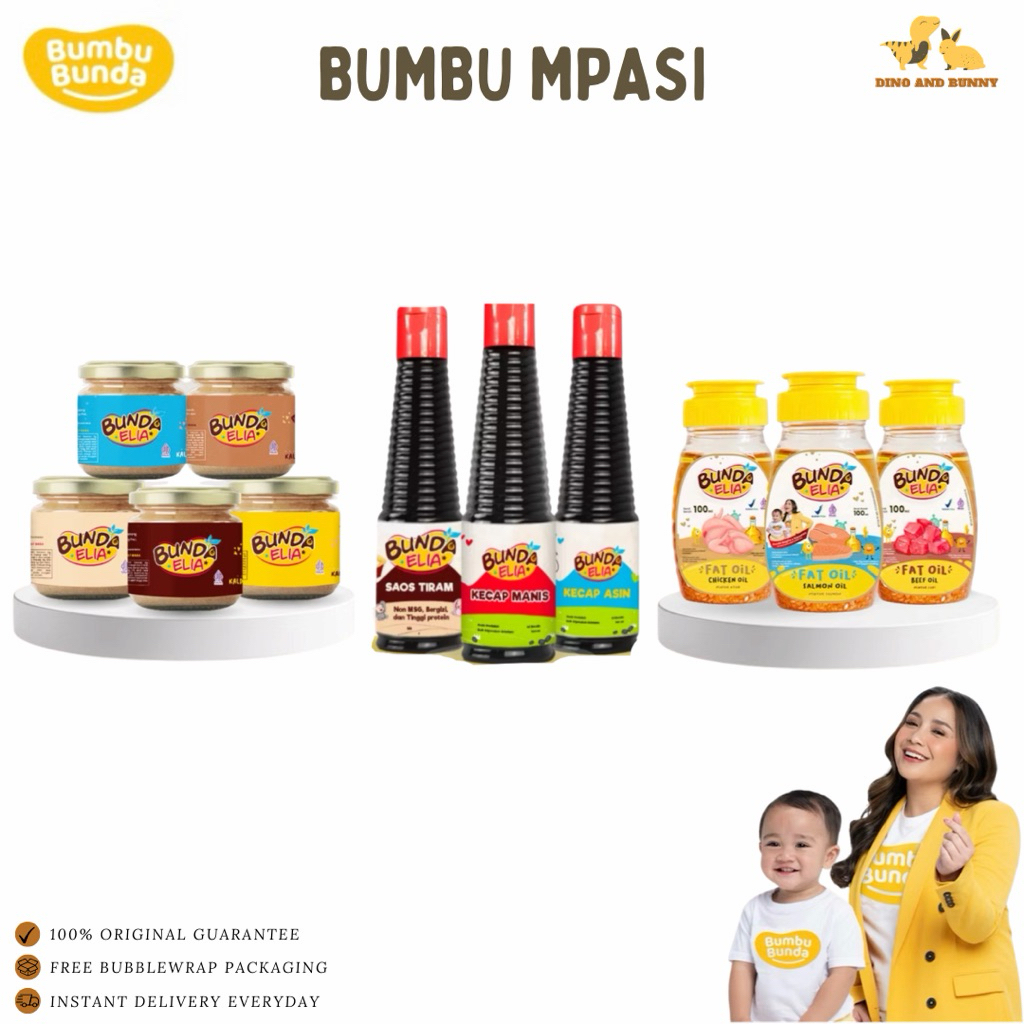 BUMBU BUNDA - KALDU KECAP FAT OIL MPASI - ANEKA BUMBU MPASI - by ELIA