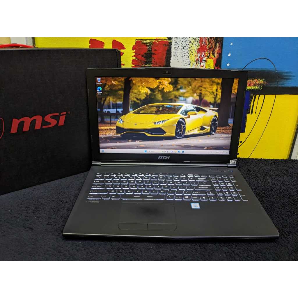 Laptop Gaming MSI GL62M Core i7 Gen 7 8/128 Nvidia GTX 1050 4GB Fullset