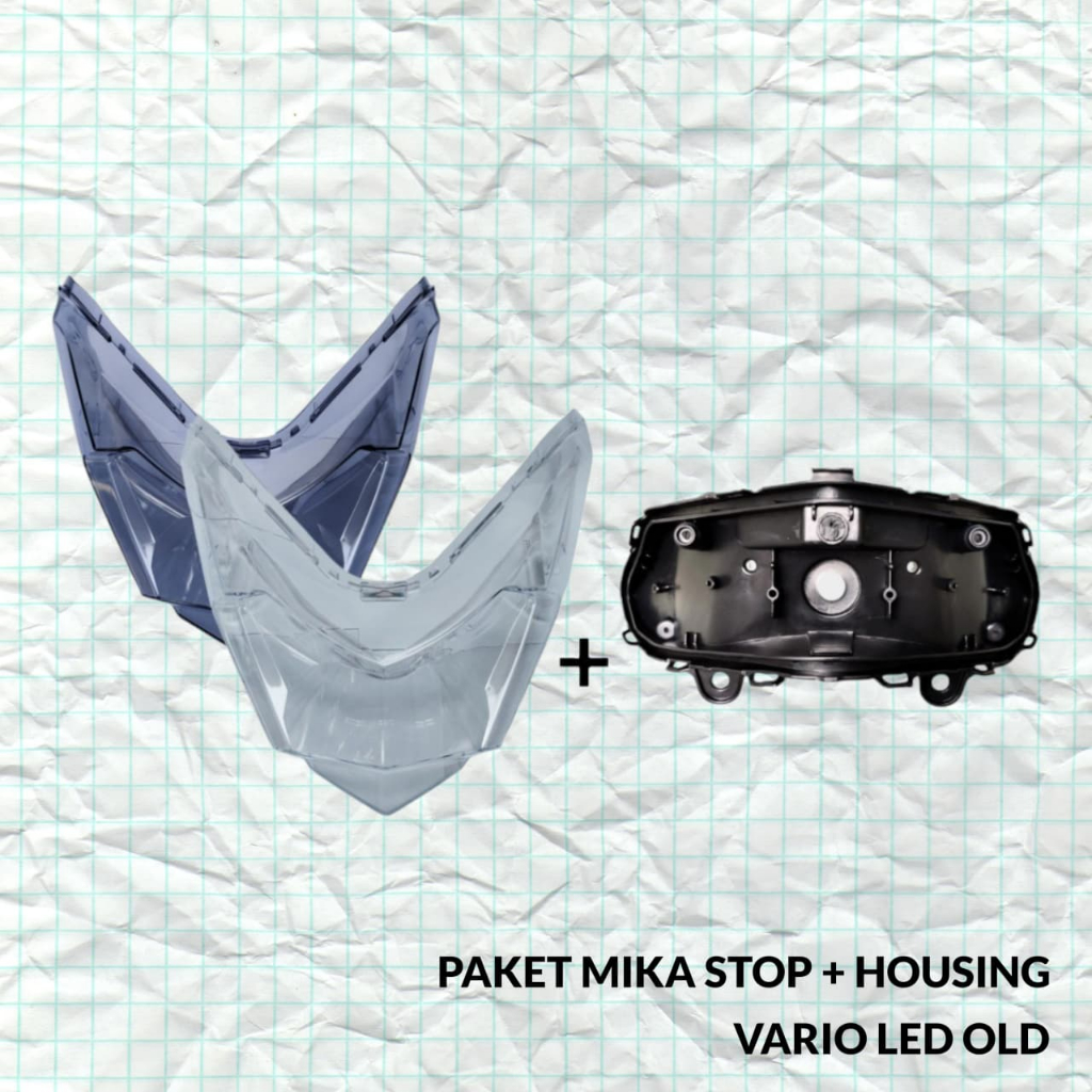 PAKET MIKA STOPLAMP + HOUSING REFLEKTOR VARIO 125/150 LED OLD HOUSING VARIO MIKA STOPLAMP VARIO GR-1