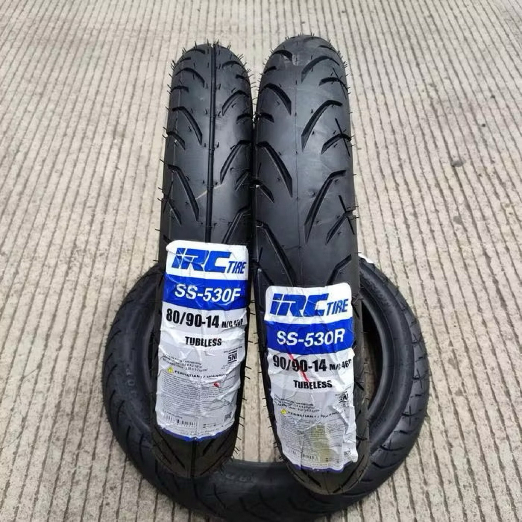 promo!!ban motor metic sepasang uk 80/90 90/90-14 merk irc tire